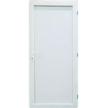 Vchodové dveře Larino Eco D18 80P 90x208x6 bílý