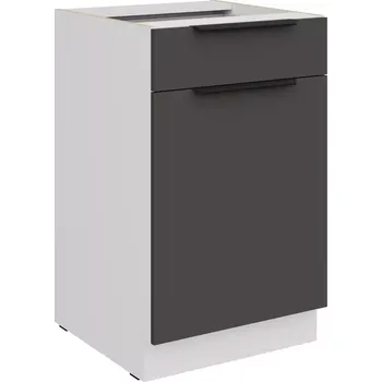 Kuchyňská skříňka Aria GR/WH Anti Fingerprint 50d 1f 1s Bb