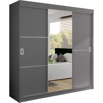 Kancelářská sestava Skříň Bill 2 200 Grafit