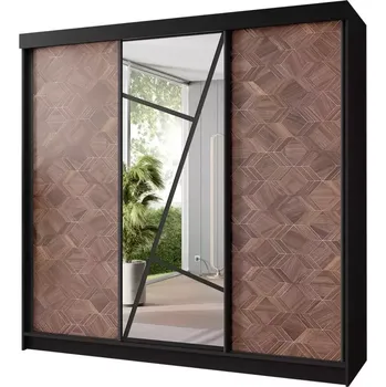 Kancelářská sestava Skříň Vena 250 černá + art deco