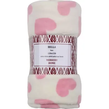 Dětská deka Deka Bella 37 Ecru/Růžová 120x150