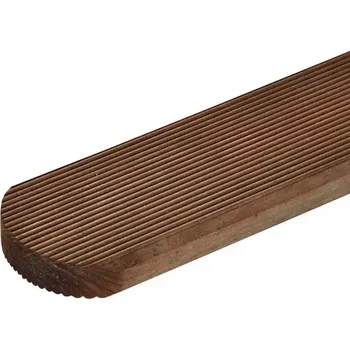 Zahradní obrubník Plotovka frézovaná 2x9x150cm hnědá