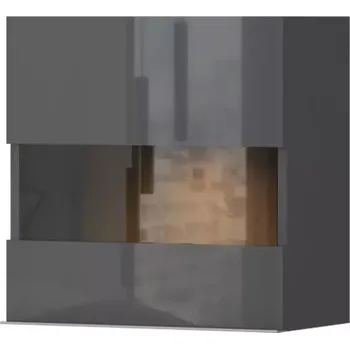 Obývací stěna Závěsná skříňka Onyx VK55-1KS/ON anthracite/pacific walnut