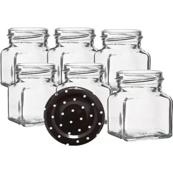 Jednorázové nádobí Zavařovačky to-120ml bal 6 ks + víčko fi 53