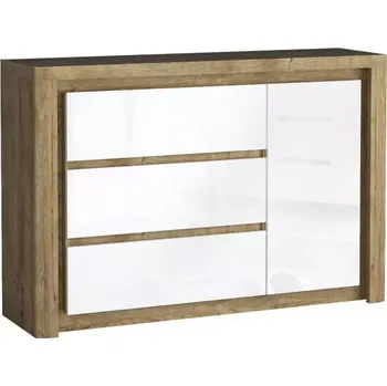 Komoda Komoda Livinio L15 Ribbeck/biały połysk