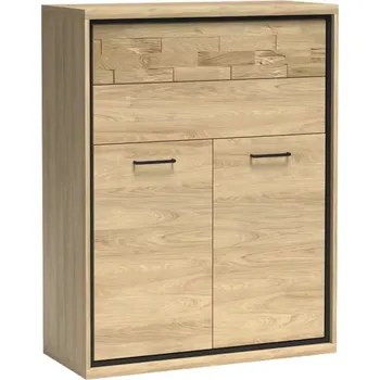 Kancelářská sestava Komoda M6 Mediolan deska natural hikora