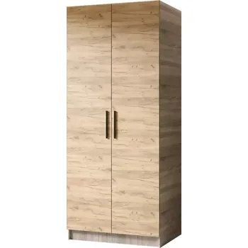 Ložnicová sestava Skříň Gold 2D dub sonoma/dub craft zlatá