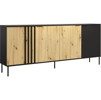 Komoda Komoda 4D RiminI 04 černá/artisan