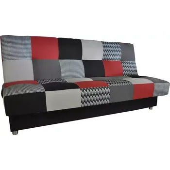 Sedací souprava Pohovka Zigzak mix červená