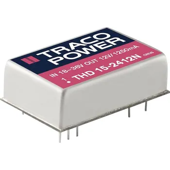 Měnič napětí TracoPower THD 15-4811N DC/DC měnič napětí do DPS 48 V/DC 5.1 V/DC 3 A 15 W Počet výstupů: 1 x Obsah 1 ks
