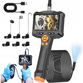 IP kamera INSPEKČNÍ KAMERA ENDOSKOP 5M FULL HD LCD IPS pro KONTROLU TRUBEK a MOTORŮ