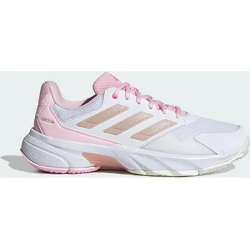 Dámská sportovní obuv ADIDAS Boty Courtjam Control 3 Tennis 43 1/3 BÍLÁ|RŮŽOVÁ|ŠEDÁ