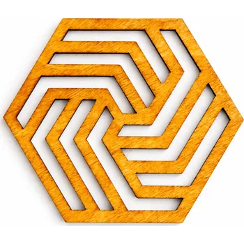 Podtácek Mácova dílna Podtácek hranatý šestihran 10x8,6cm