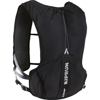 Hydrovak KIPRUN Batoh na trailový běh 500 5 l s hydrovakem 1 l ČERNÁ|ŠEDÁ