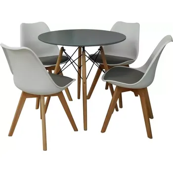 Jídelní set Jídelní set Ewelina šedá/bílá