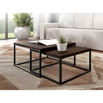 Obývací stěna Konferenční stolek Loftiko jasan tmavý