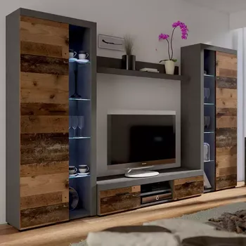 Obývací stěna Obývací Stěna Rumba Xl 300cm Old Style Wood Matera