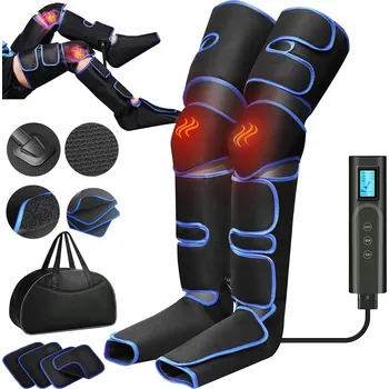 Masážní přístroj Masážní Přístroj pro lymfodrenáž PW 2.0 černý, se 6 vzduchovými komorami