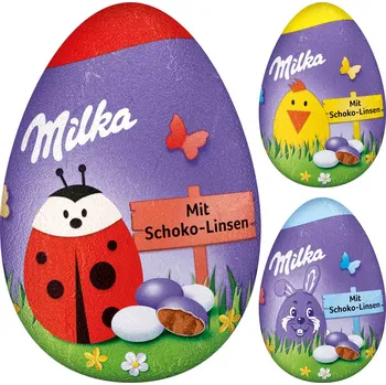 Cukrovinka Milka Velikonoční zábavné vajíčko s lenitlkami 50g