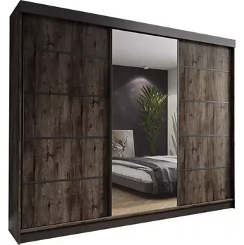 Kancelářská sestava Skříň Amo 250 Tmavý Popel