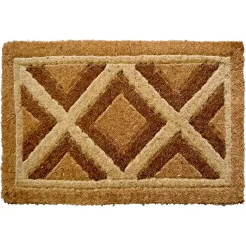 Kokosová rohožka Natural/Blech M1477 40x60 cm