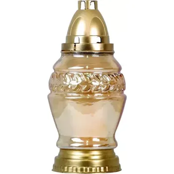 Svíčka Hřbitovní svíčka 273BG3690 zlatý