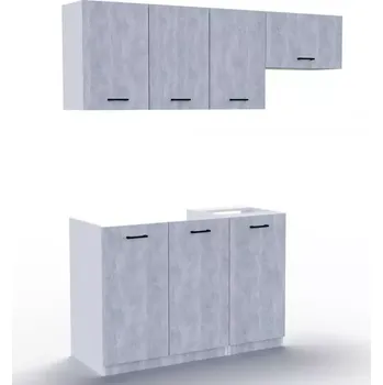 Kuchyňská linka Kuchyňská linka Ewa 180 beton/bílá