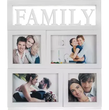 Rám na obraz Fotorámeček 4 fotky Family 28x31cm 63917011