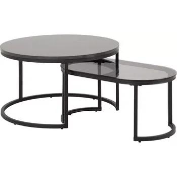 Obývací stěna Konferenční stolek black marble 89485