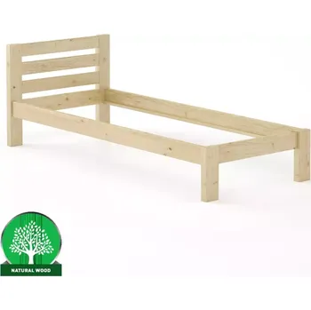 Ložnicová sestava Postel Borovice Lk127–80x200 syrová