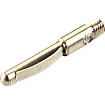 Krokosvorka Hirschmann Test a Measurement VST 100 banánkový konektor zástrčka, vestavná rovná Ø pin: 4 mm poniklovaná 1 ks