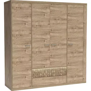 Předsíňová stěna Skříň Natural 195,5 cm, dub ribbeck