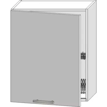 Kuchyňská Skříňka Bono W60su Alu bílá alaska/bílá