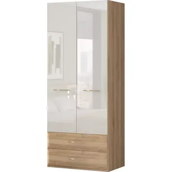 Předsíňová stěna Skříň 2d2s Gala p22/gl pacific walnut/beige