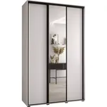 Skříň 45 Canaris 3 180 bílá/černá