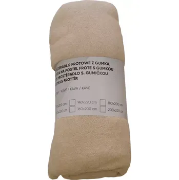 Prostěradlo Froté prostěradlo s gumičkou Caffe 160X200