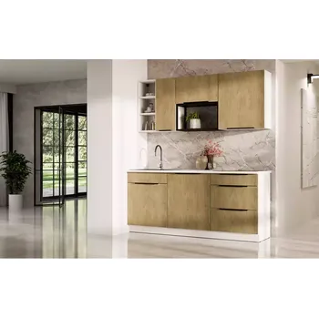 Kuchyňská linka Kuchyňská linka Cremona WH 180 cm bez kuchyňské desky