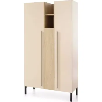 Obývací stěna Vitrína Sergio SE5 2D Béžová /Dub