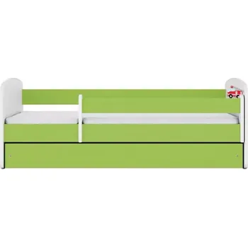 Ložnicová sestava Dětská postel Babydreams+SZ+M zelená 80x180 Hasičské auto