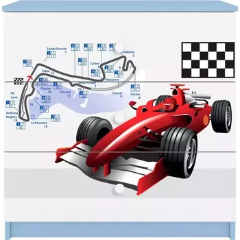 Dětský pokoj Dětská komoda Babydreams modrá - Formule