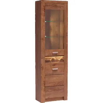 Vinotéka Vitrína Indianapolis I23 Rohová Jasan Světlý