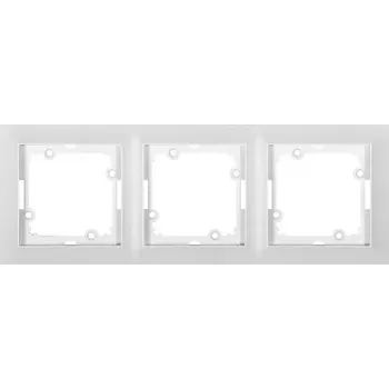 vypínač Rámeček 3násobný Medium bílý