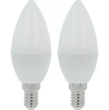 Žárovka LED žárovka candle svíčka 5W E14 3000K 450LM, 2 pack