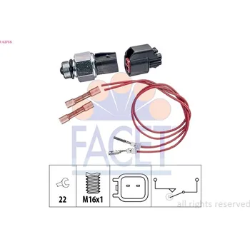 Spínač - světlo zpátečky FACET (7.6275K)