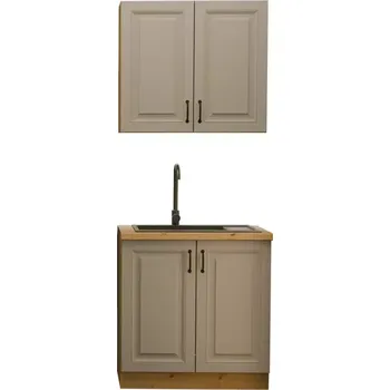 Kuchyňská linka Kuchyňská linka Stilo claygrey/artisan 80cm bez pracovní desky