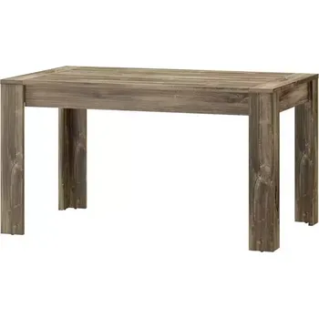 Jídelní set Stůl Belveder 140x85+70 Dub Stirling