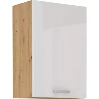 Kuchyňská skříňka Artisan 50G-72 1F, bílá/ dub artisan