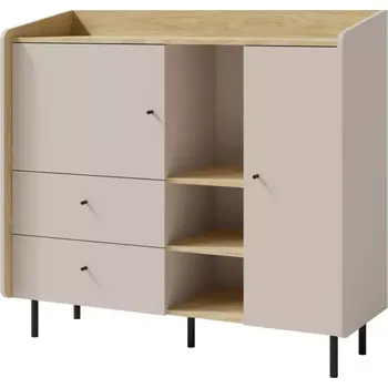 Kancelářská sestava Komoda Alessio AE8 2S2D Béžová /Dub