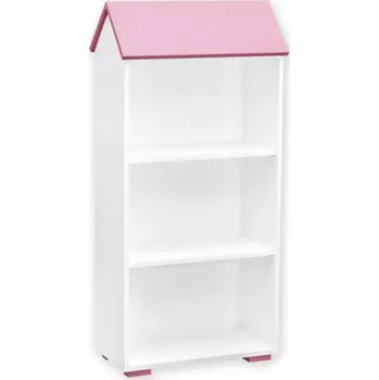 Kancelářská sestava Regál 3P BB02 bílá+růžová