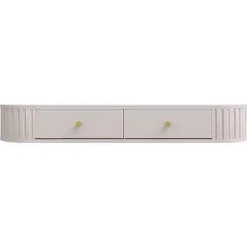 Toaletní stolek Toaletní stolek Ovalio 202 2S pískově béžová